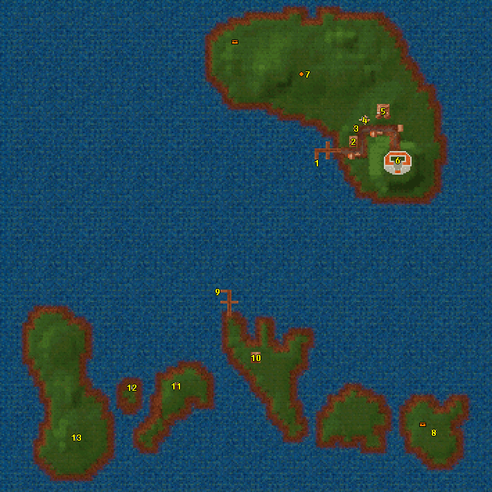 Map of Eel-infested Waters