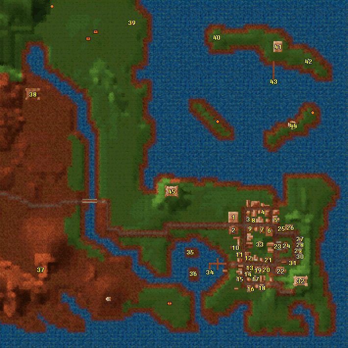 Map of Silver Cove
